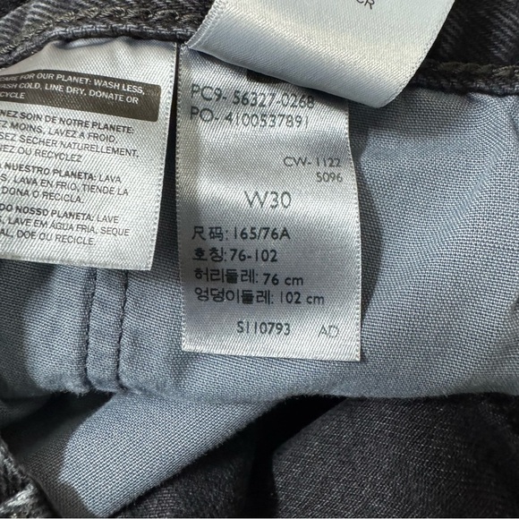 Size 30 Levi's Black Distressed Jean Shorts - Picture 11 of 11